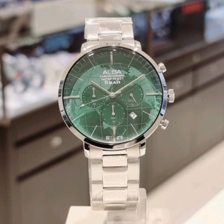 세이코알바 크로노그래프 남성시계