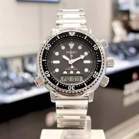 세이코 다이버 솔라 남성메탈시계