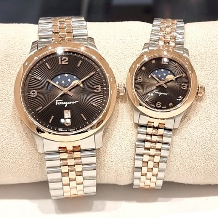 우림정품 페라가모 듀오 커플시계