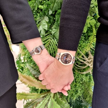 우림정품 페라가모 듀오 커플시계