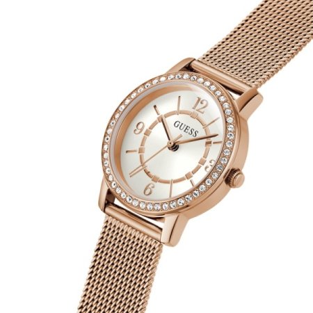 로즈골드 크리스털 멜로디 여성시계