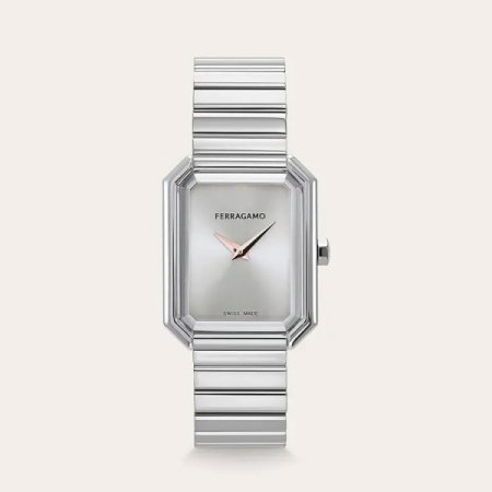 크리스탈 사각 여성시계