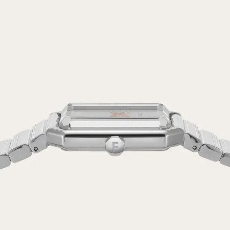 크리스탈 사각 여성시계