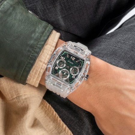 클리어 그린 피닉스 남성시계