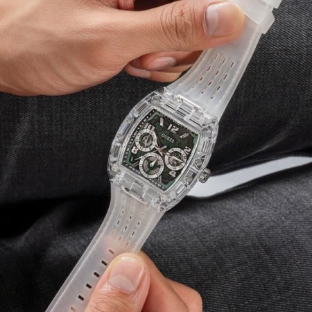 클리어 그린 피닉스 남성시계