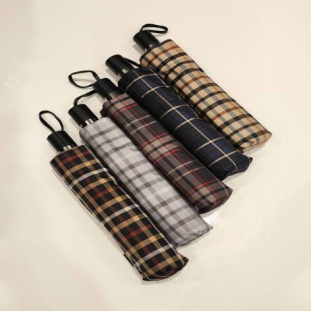 3단 자동 우산 닥스체크2