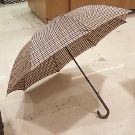 체크 반자동 장우산 닥스체크3