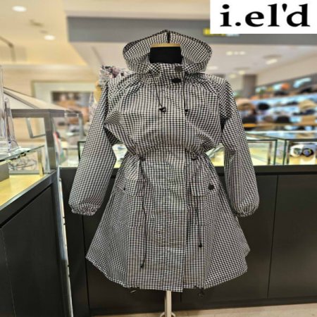 체크앤솔리드 레인코트