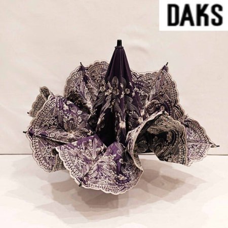 프리미엄 3단 수동 자수 양산