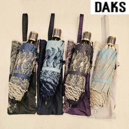 프리미엄 3단 수동 자수 양산