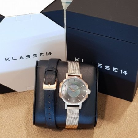 클라쎄14 여성시계가죽밴드SET