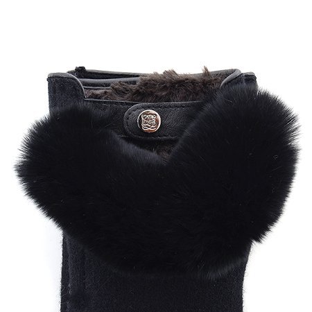 모 컬러 퍼 장갑