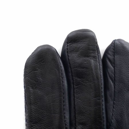 포인트 스티치 남 가죽 장갑