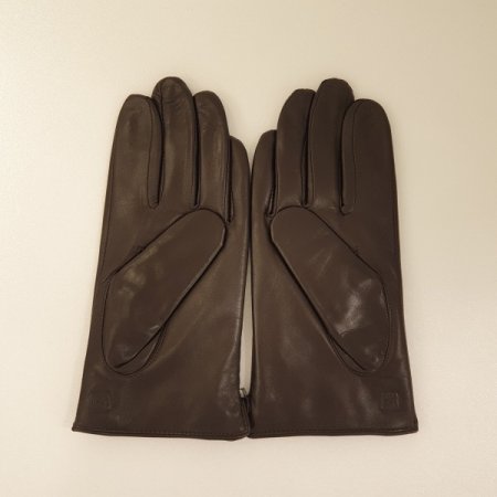 손등 지그재그 남 가죽 장갑