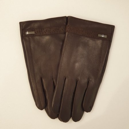 남 손목 불박 패치 가죽 장갑