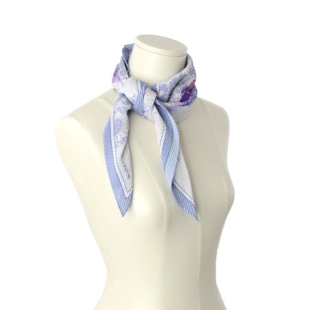 로쏘플라워플리츠 주름 스카프