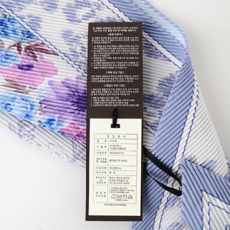 로쏘플라워플리츠 주름 스카프