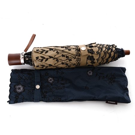 수초꽃자수코팅 양산