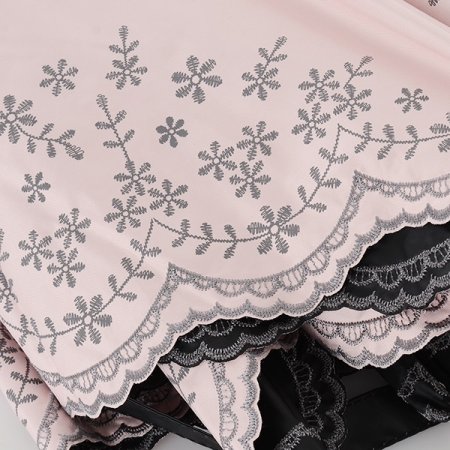 꽃자수실크코팅 양산 3종