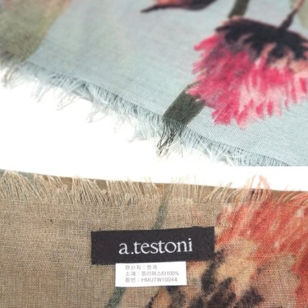 플라워 드로잉 스카프 2종