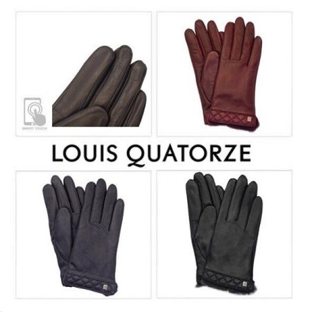 스티치 퀼팅 여 가죽 장갑 3종