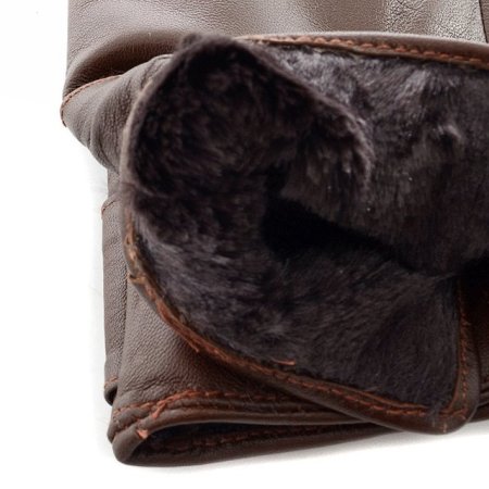 원형 장식 리본 여 가죽 장갑 4종