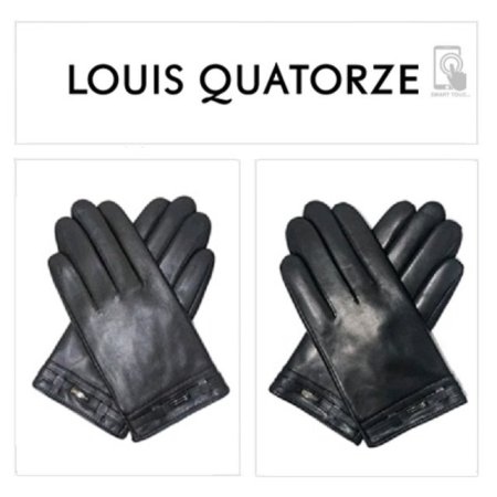 벨티드 장식 포인트 남 가죽 장갑 2