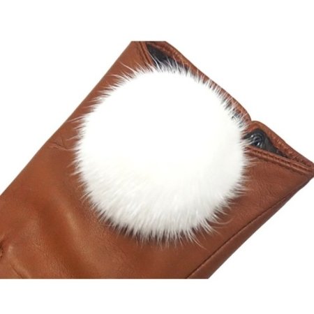 밍크 방울 여 가죽 장갑 2종