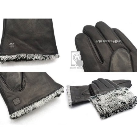 남 베스트 심플 가죽 장갑 2종