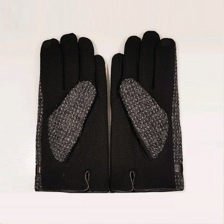 모 N 가죽 띠 로고 남 장갑