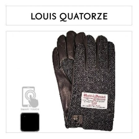 가죽 콤비 N 앞트임 도트 남 장갑