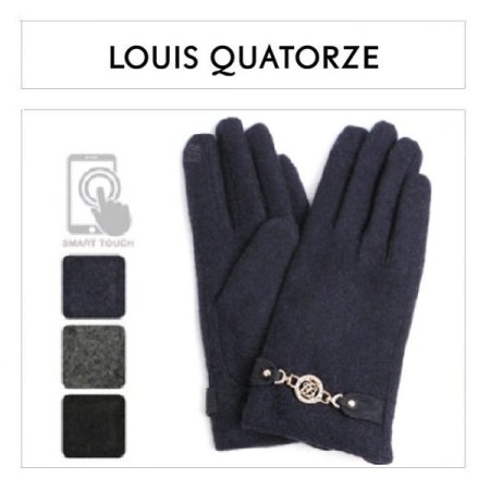 모 U 원형 짧은 로고 체인 여 장갑