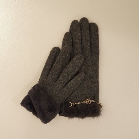 모 W 밍크 S 체인 여 장갑 3종