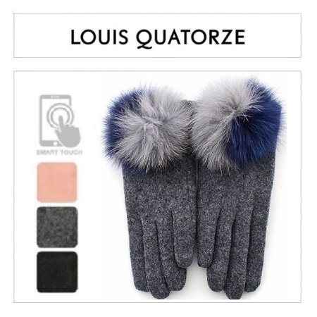 모 W 방울 퍼 여 장갑 3종