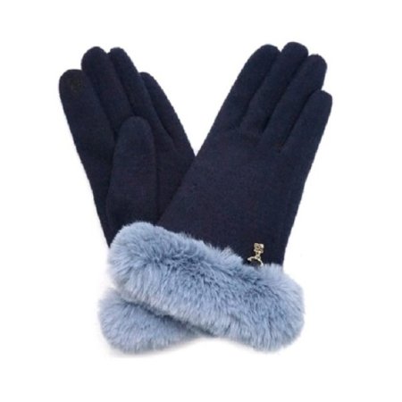 폴리 W 일자 에코 퍼 여 장갑