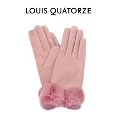 모 W 리본 퍼 여 장갑