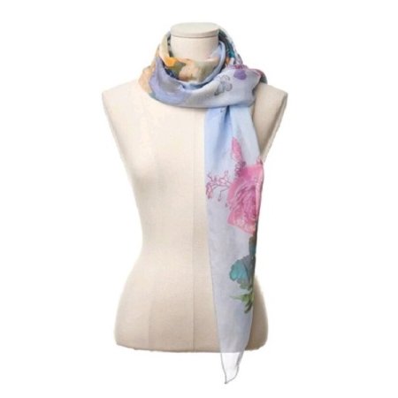 루나 플라 실크 스카프