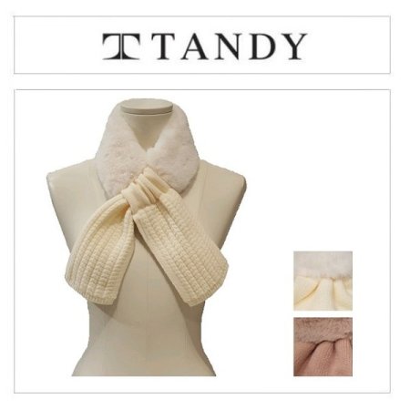 TD 꽈배기 끼움 퍼 머플러 2종택1