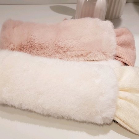 TD 꽈배기 끼움 퍼 머플러 2종택1