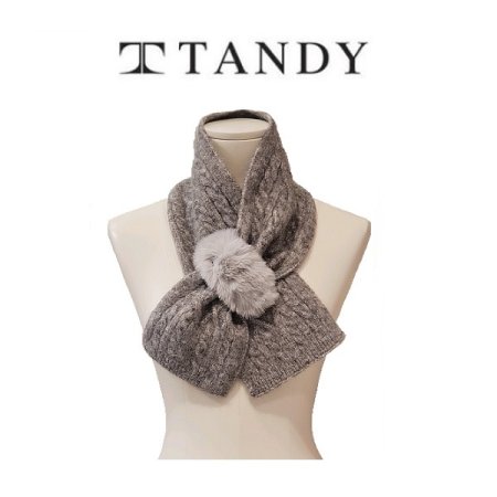 TD페이크 꽈베기 니트 머플러2종