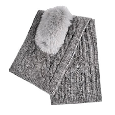 TD페이크 꽈베기 니트 머플러2종