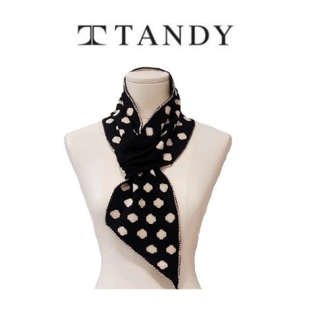 TD도트 끼움 니트 머플러2종