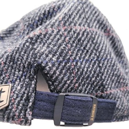 AT 남성 사선 체크 헌팅캡