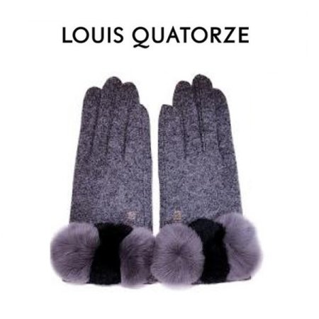 컬러풀 렉스 포인트 여 모직장갑 2종