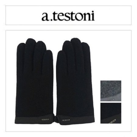 AT곡선 포인트 남 모직 장갑 2종