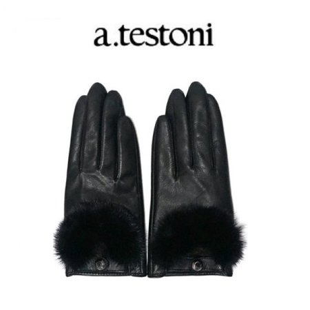 AT 밍크 퍼 여가죽 2종 택1