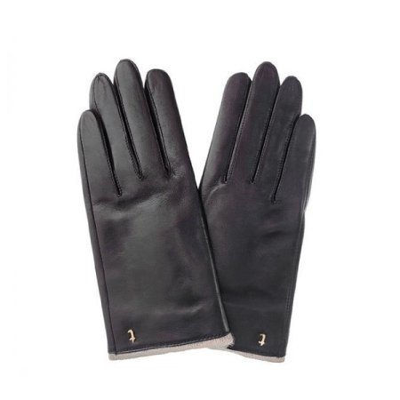 AT 포스트 심플 여 가죽 장갑