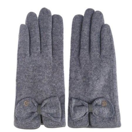 LQ 스페이드 딸랑이 모직 장갑 4종