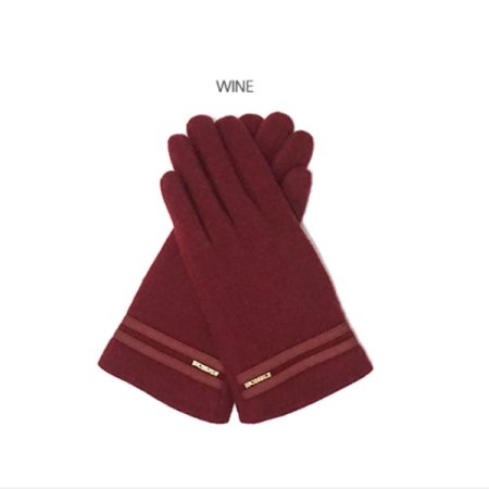 AT 두줄 스웨이드 여모직 장갑4종