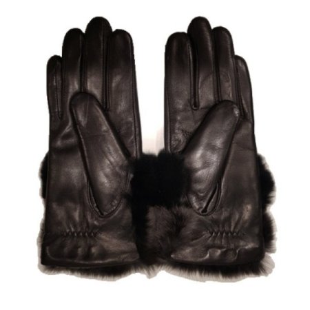 LQ 투톤 손등 퍼 여가죽 장갑 2종